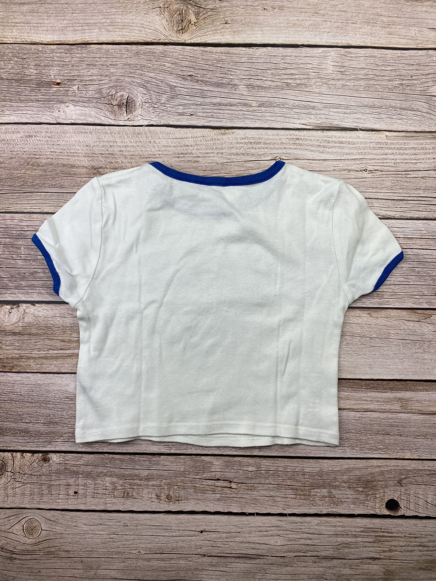 T-shirt crop top manica corta