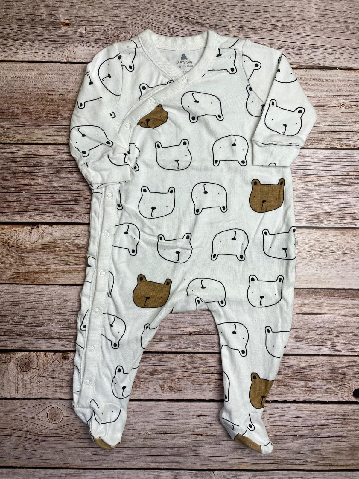 Tutina con piedini in cotone jersey