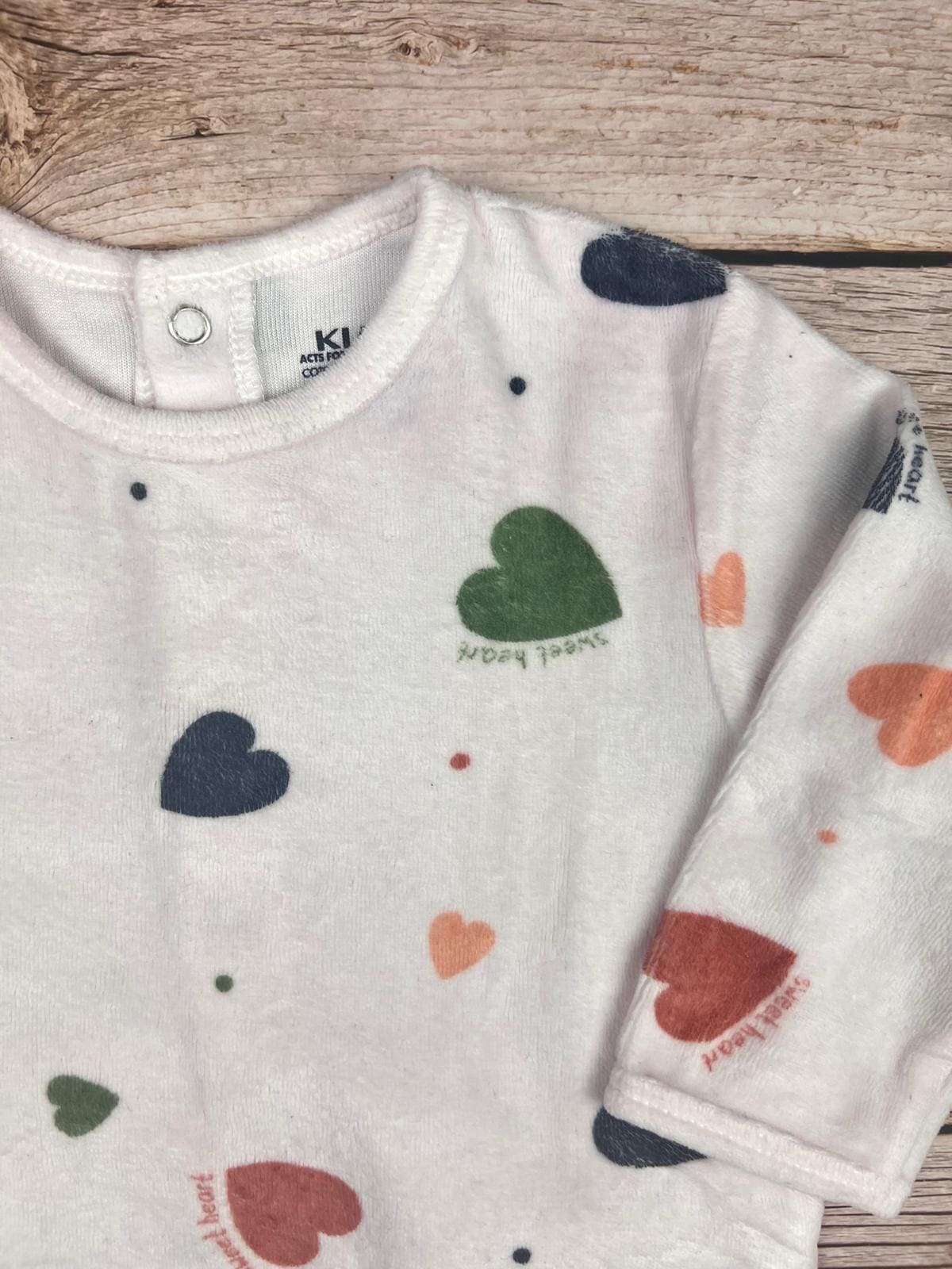 Tutina manica lunga con piedini