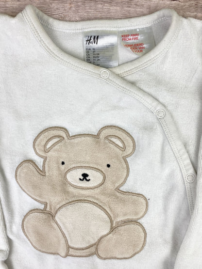 Tutina manica lunga con piedini