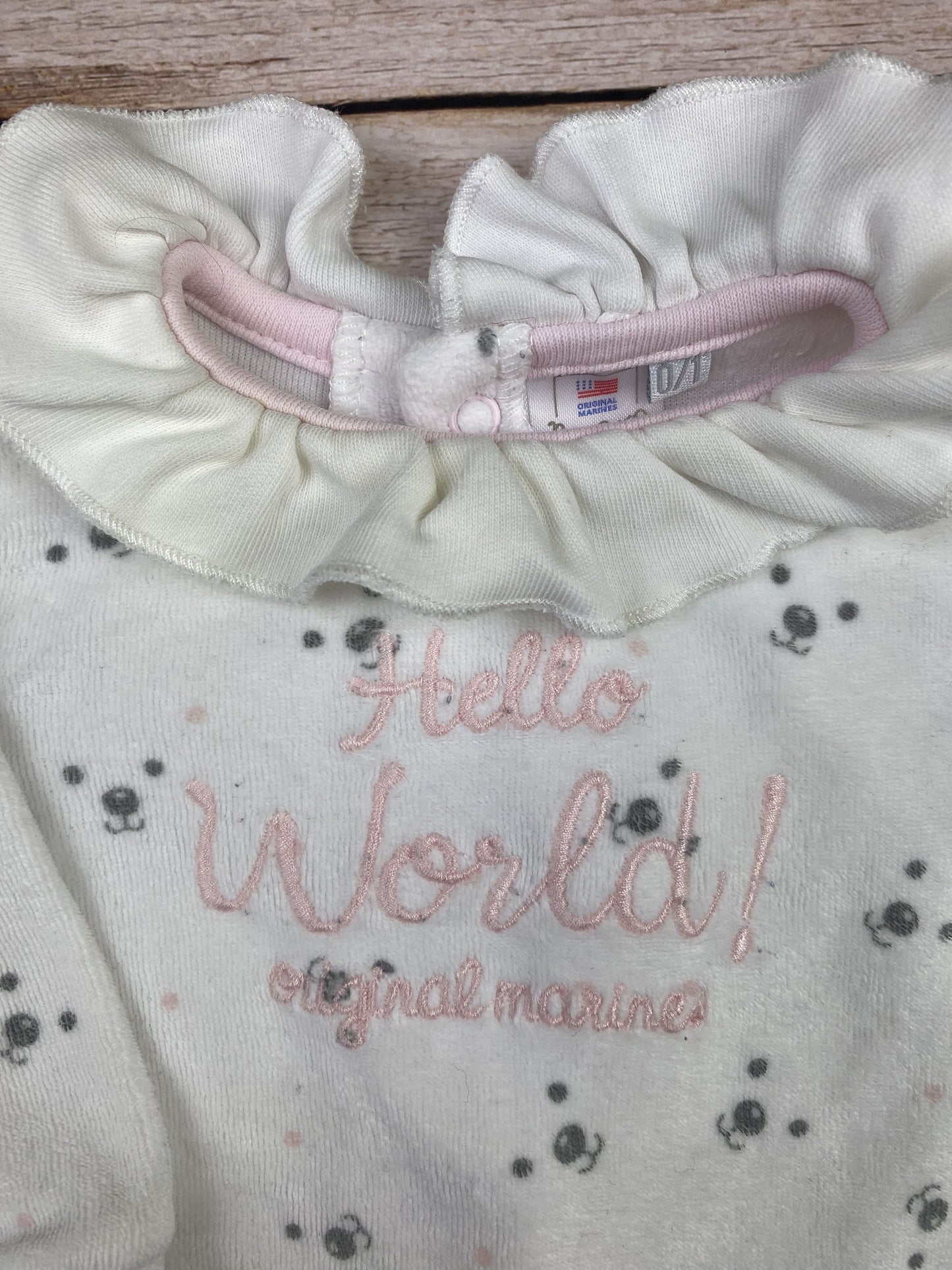 Tutina manica lunga con piedini