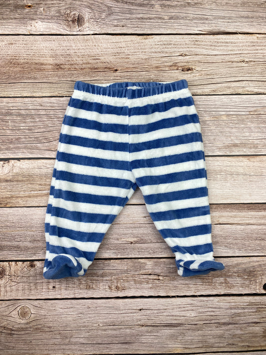 Pantalone in ciniglia con piedini