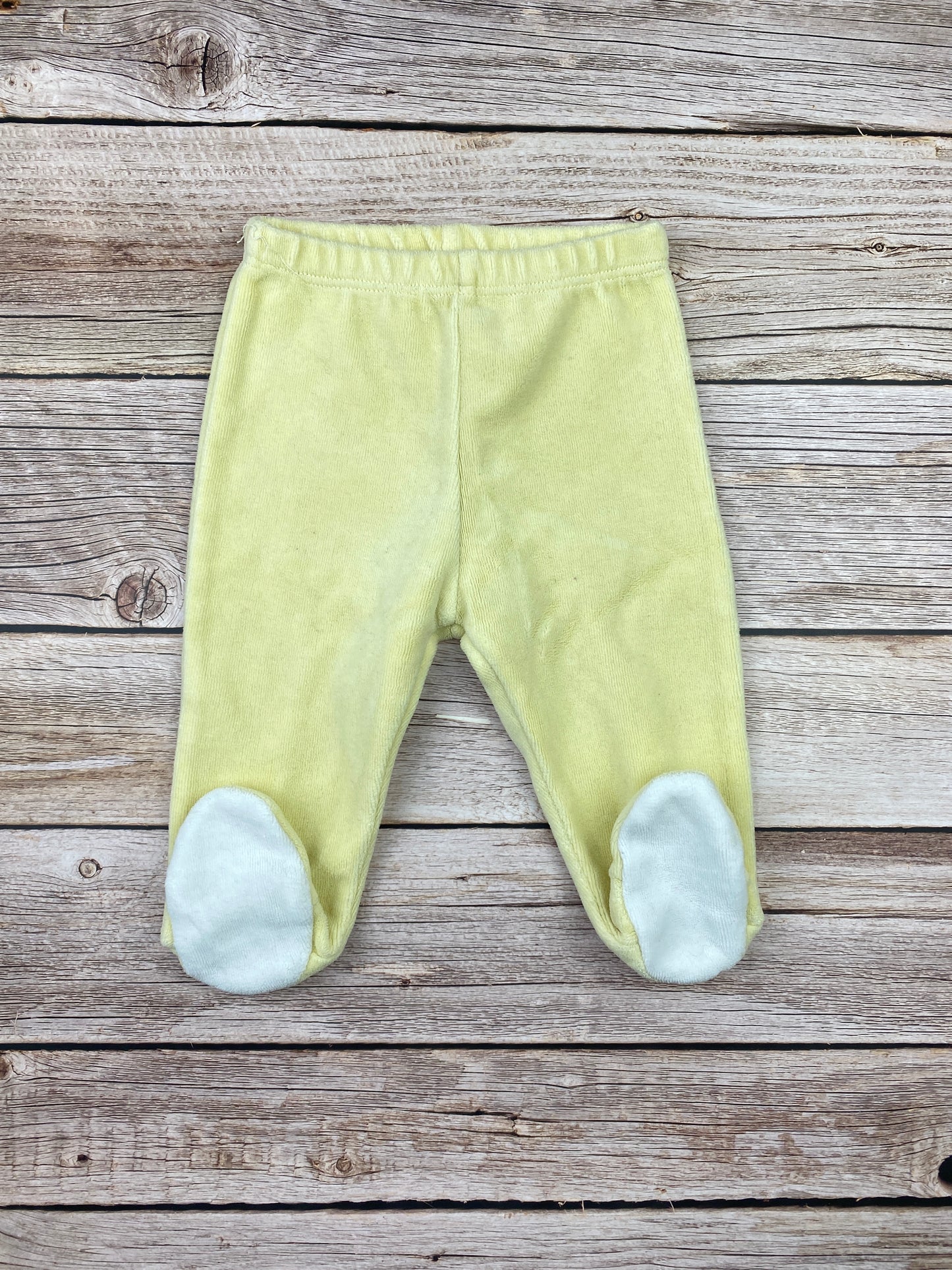 Pantalone in ciniglia con piedini