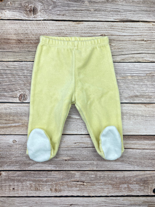 Pantalone in ciniglia con piedini