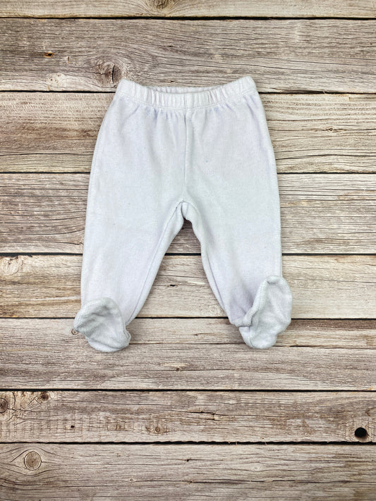 Pantalone in ciniglia con piedini