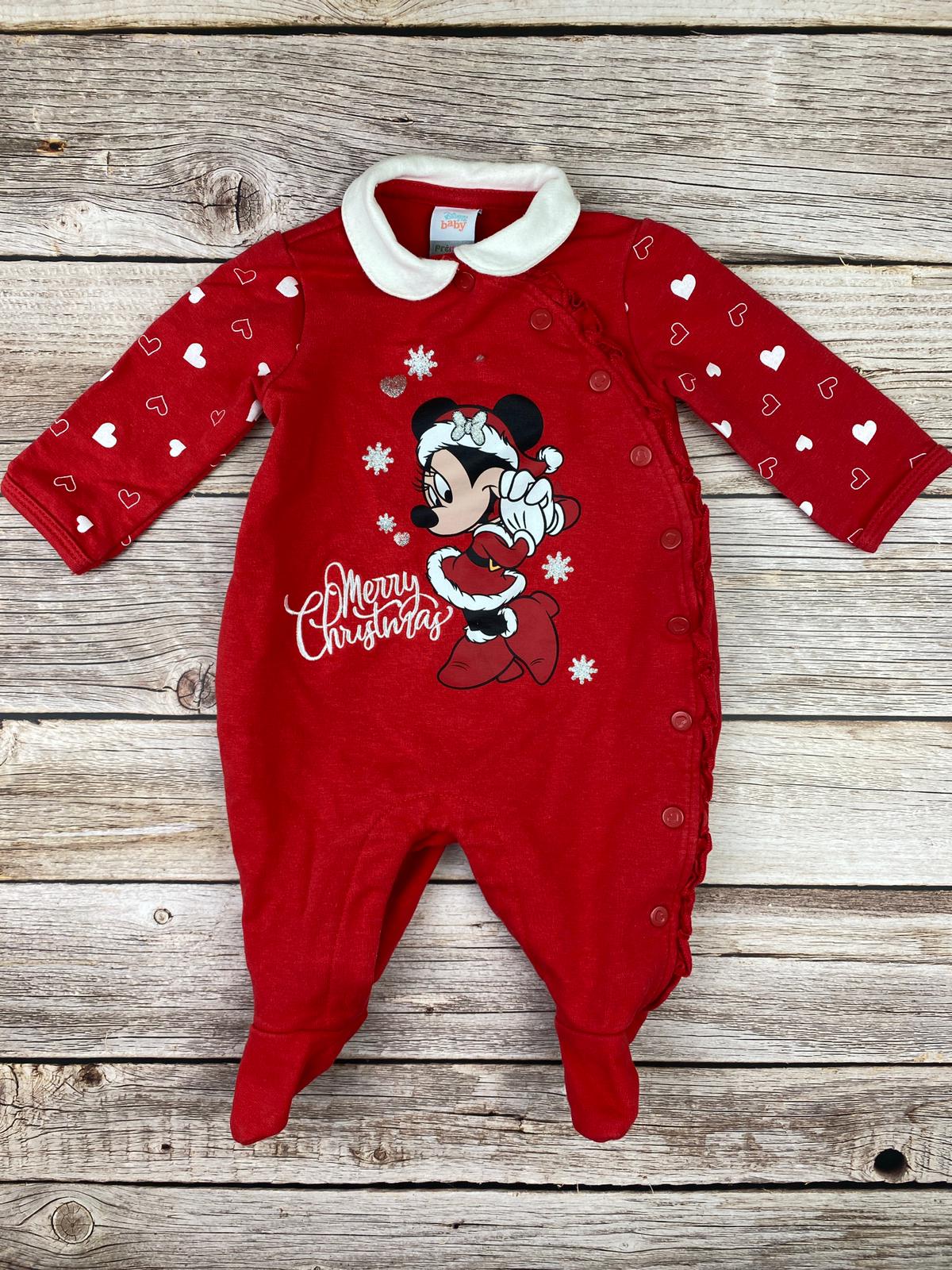 Tutina con piedini Natalizia