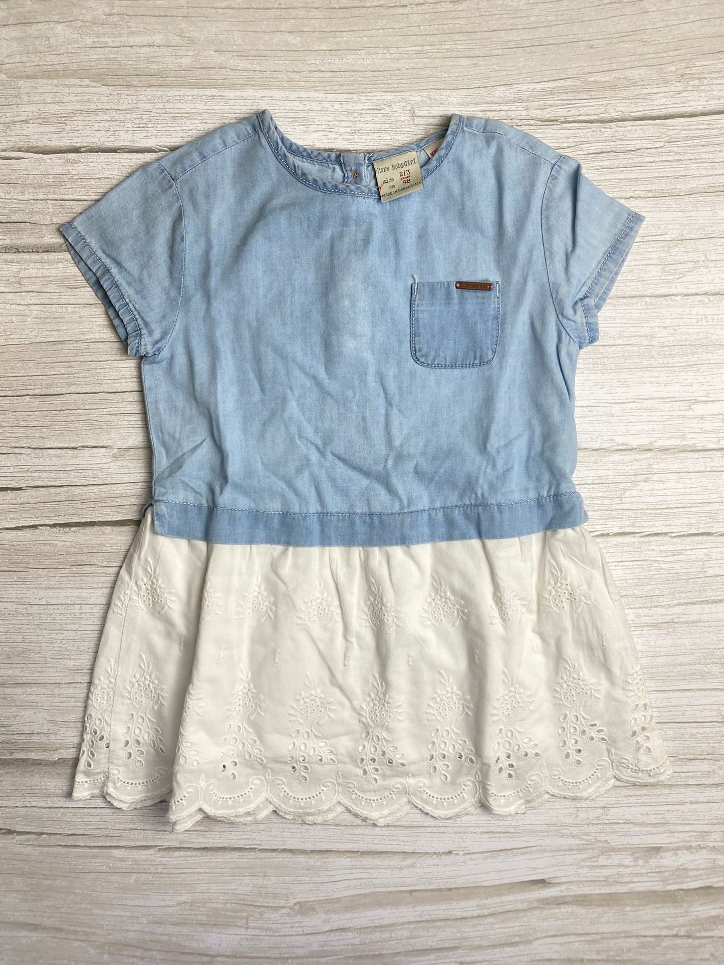 Vestito in tela di cotone