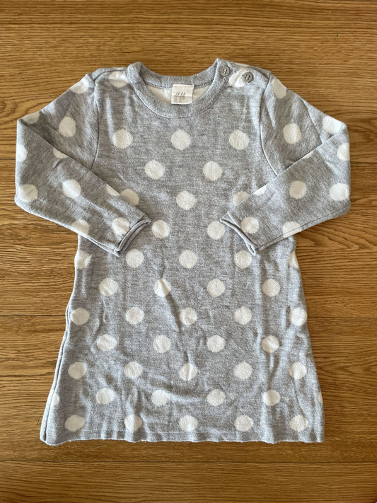 Vestito in cotone manica lunga