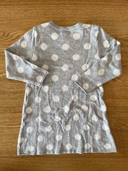 Vestito in cotone manica lunga