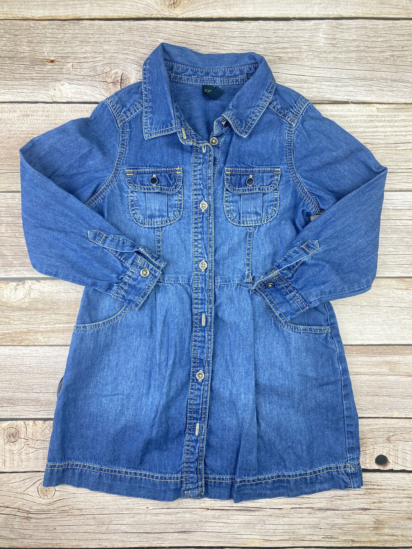 Vestito manica lunga in jeans