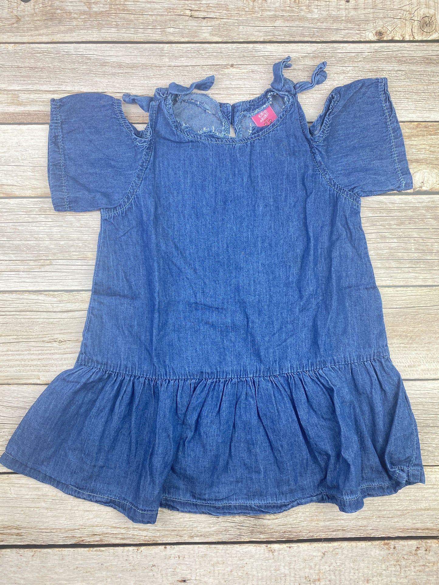 Vestito senza manica in jeans
