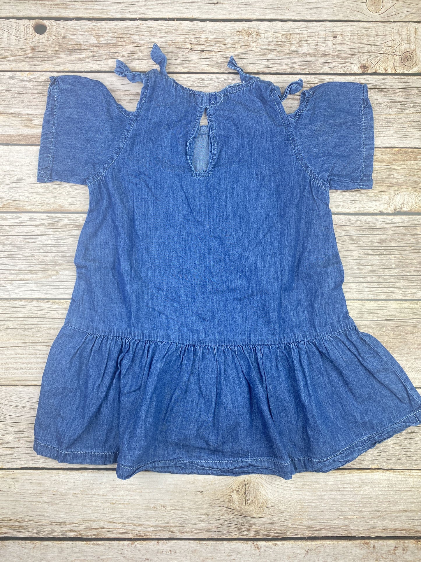 Vestito senza manica in jeans