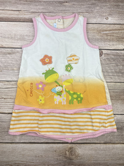 Vestito senza manica