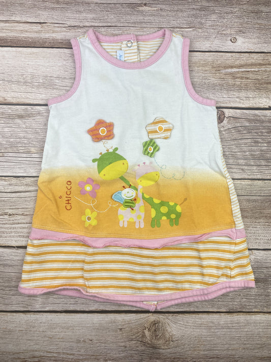 Vestito senza manica