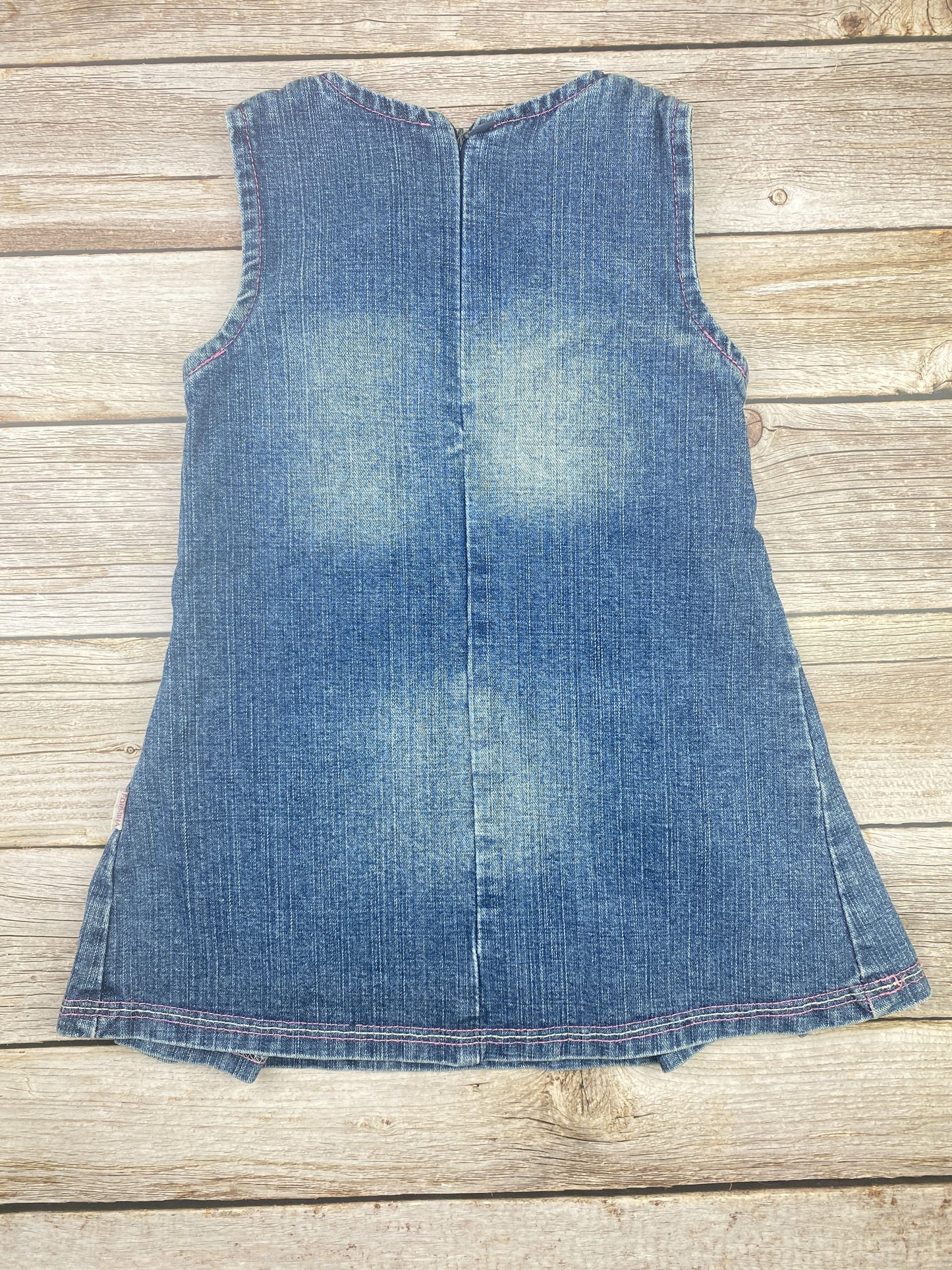 Vestito senza manica in jeans