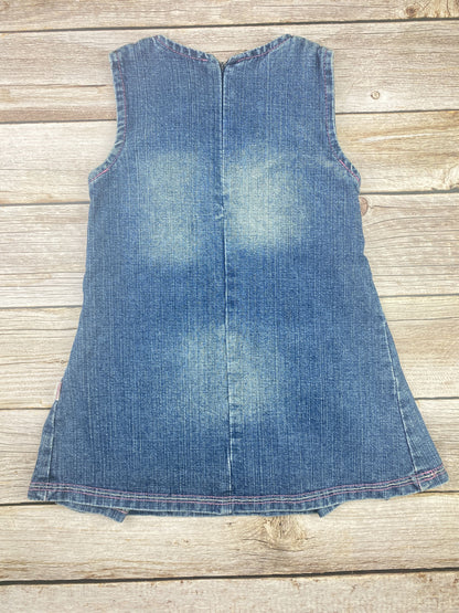Vestito senza manica in jeans