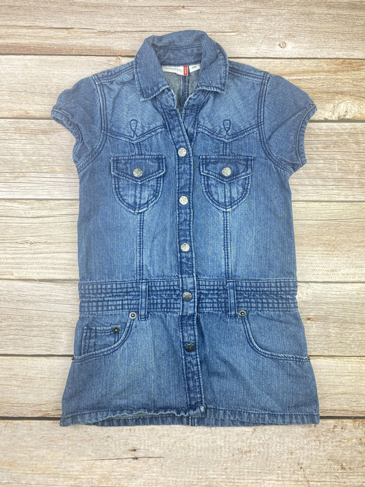 Vestito manica corta in jeans