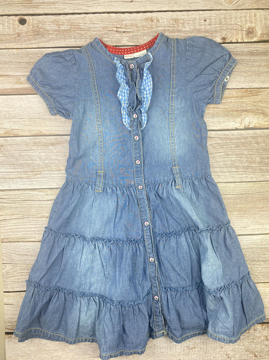 Vestito manica corta in jeans leggero