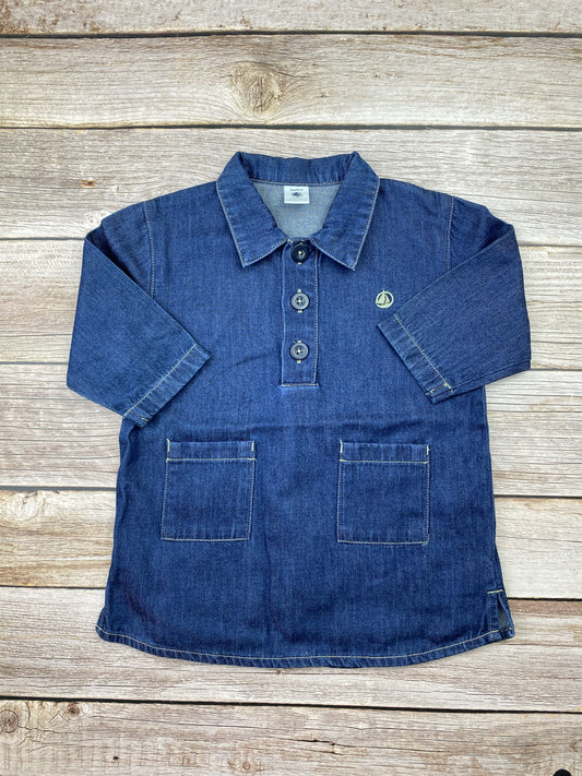 Vestito manica lunga in jeans