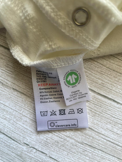 Maglietta incrociata neonato Hust & Claire in cotone biologico