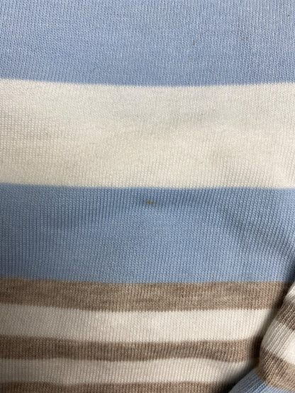 Polo a maniche lunghe a righe per bambino - piccole macchie lavabili