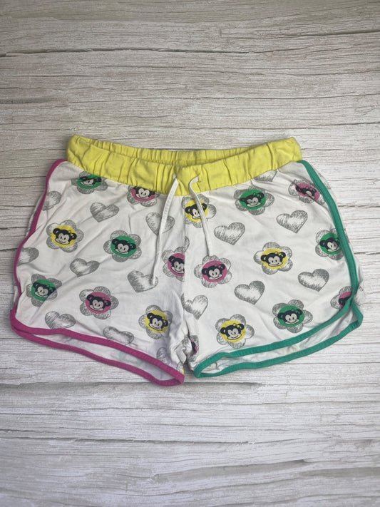 Shorts con stampa scimmie e cuori