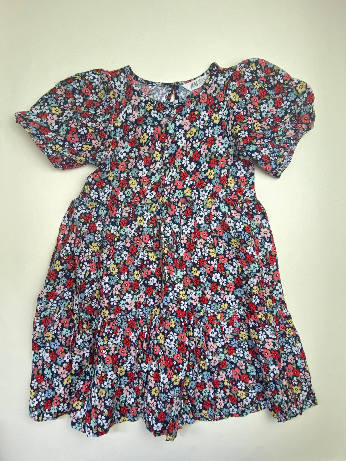 Vestito floreale manica corta