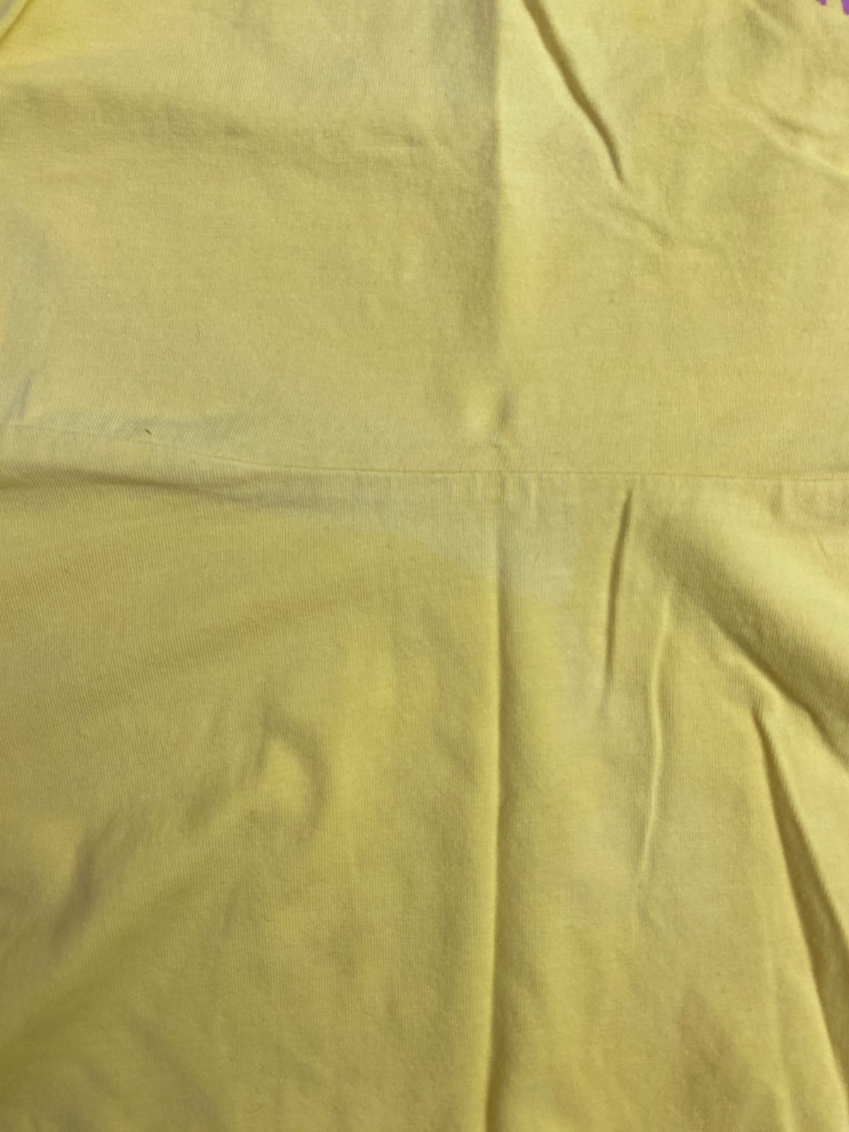 Vestito giallo senza maniche per bambina