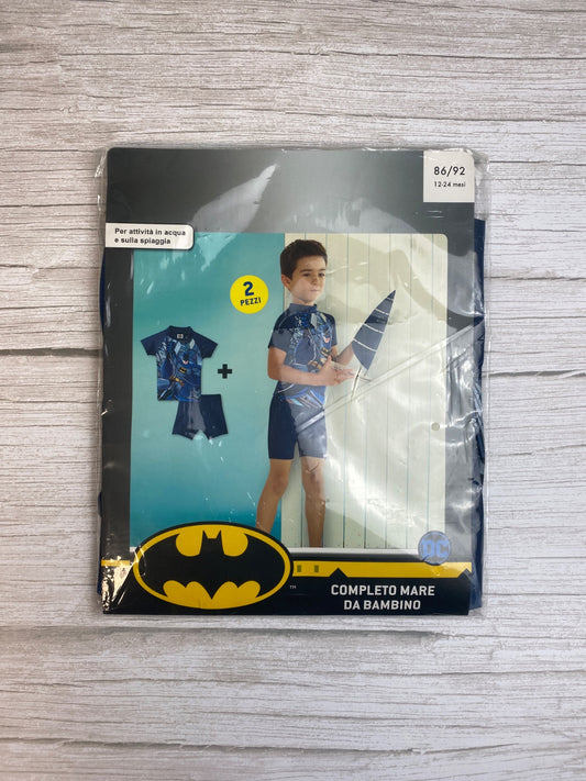 Completo Mare Batman per Bambino 2 Pezzi