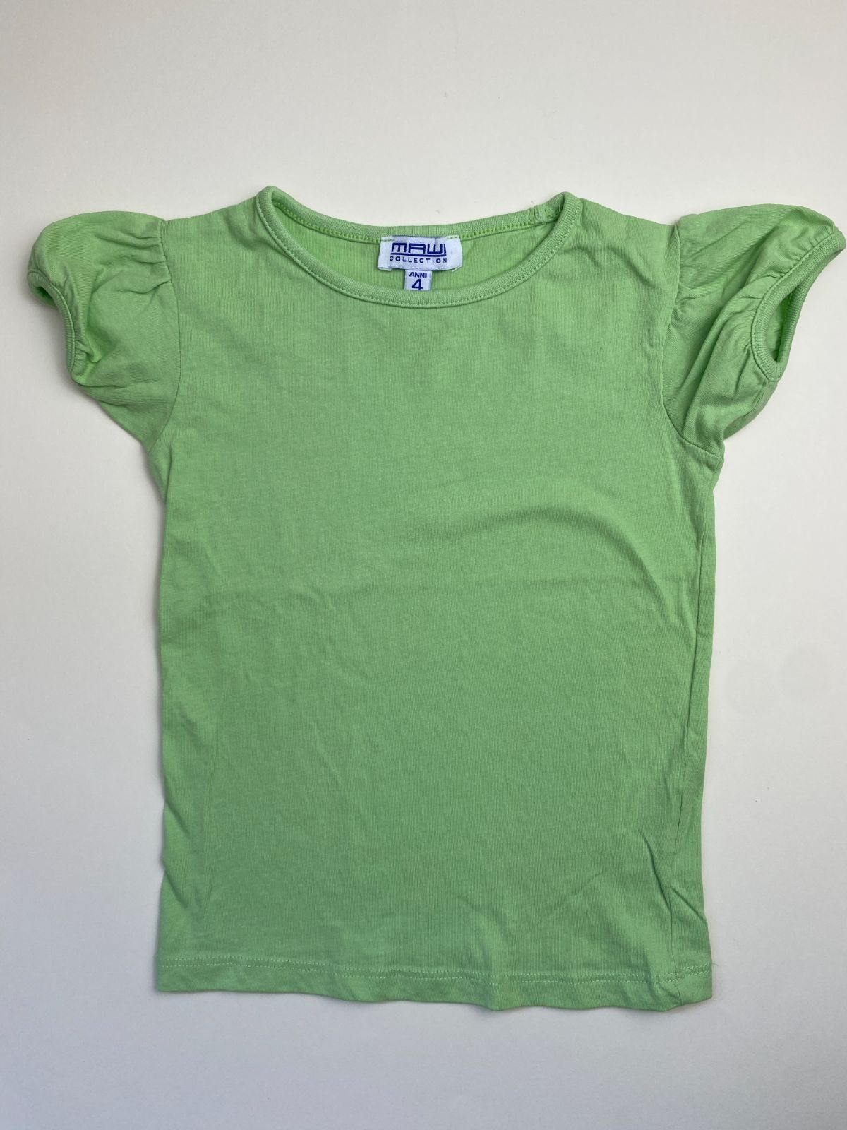 T-shirt Bambina con Maniche Corte Arricciate