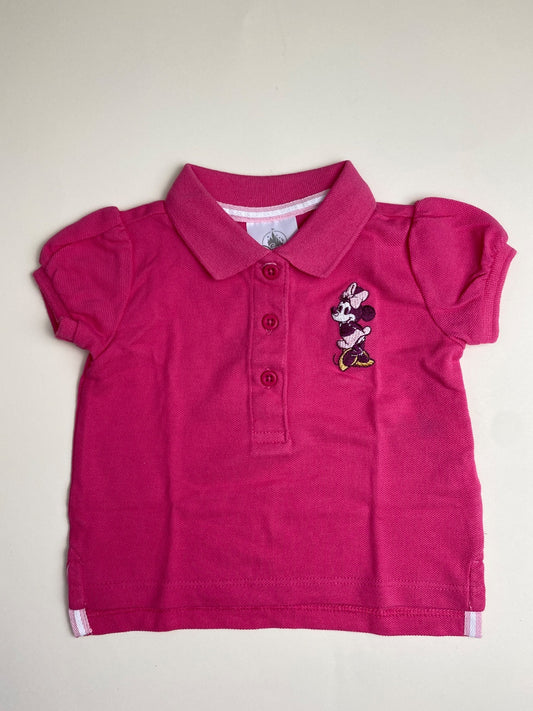 Polo fucsia manica corta