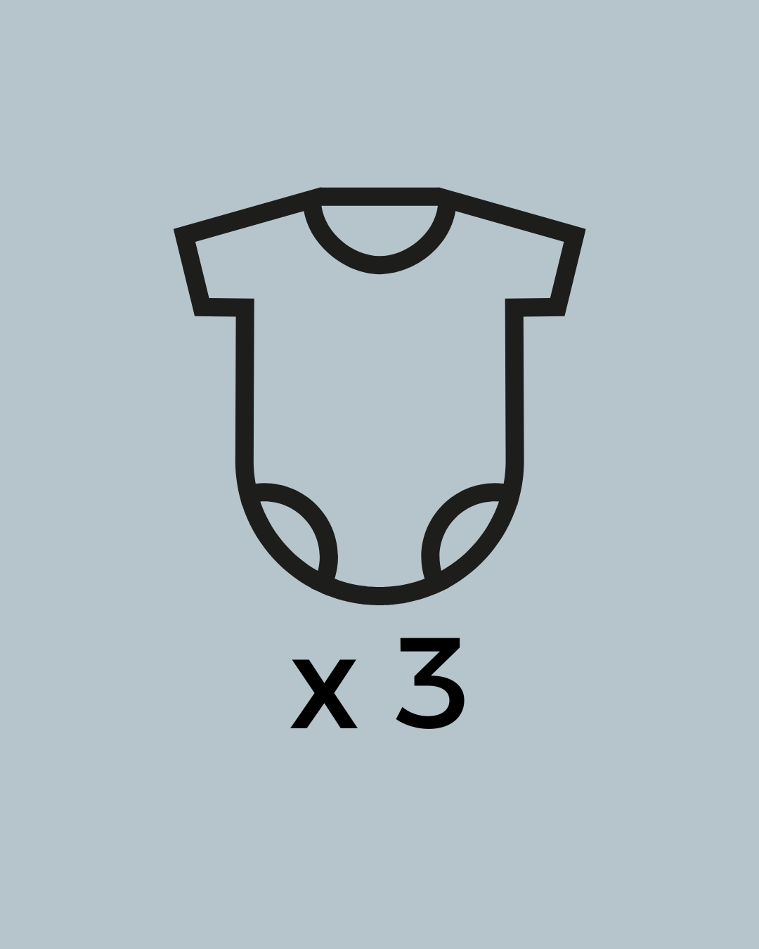 Box 3 body manica corta bambino