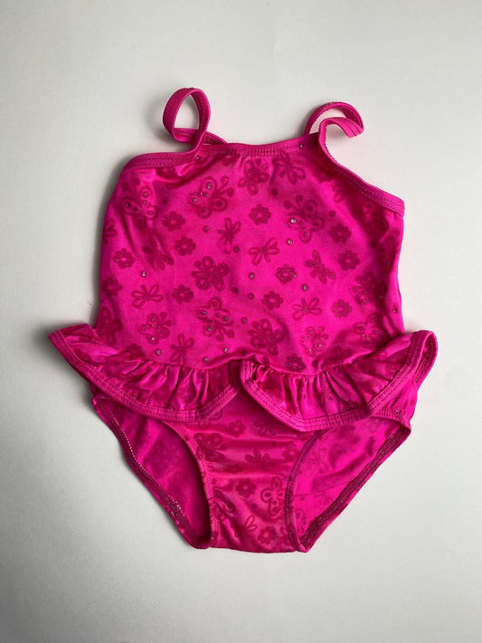 Costume da bagno intero fucsia per bambina
