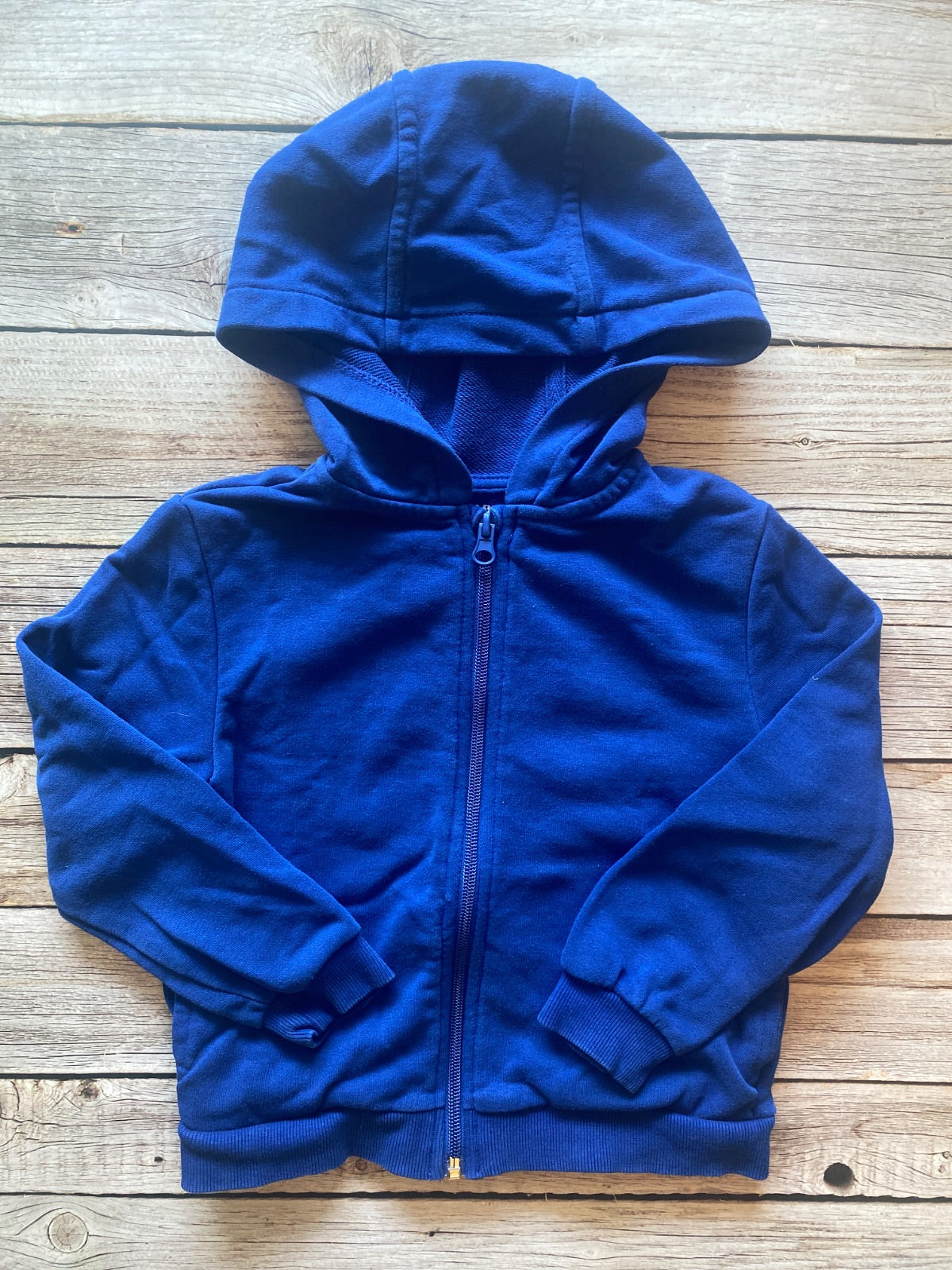 Felpa con cappuccio blu per bambino