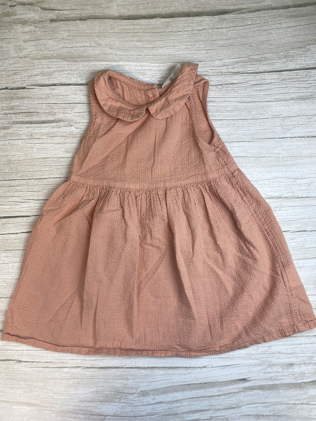 Vestito Bambina Rosa con Colletto