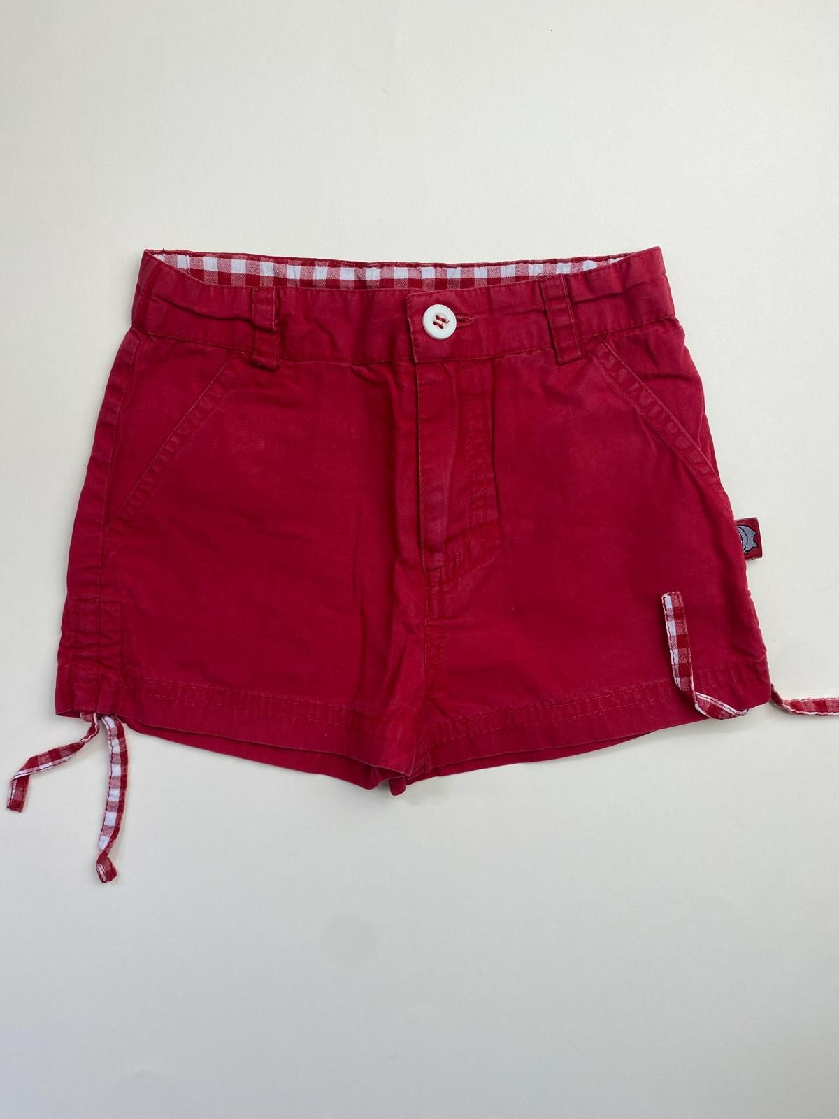Shorts con Dettagli a Quadretti