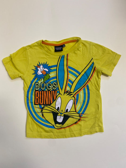 Maglietta Gialla Bugs Bunny Looney Tunes Bambino