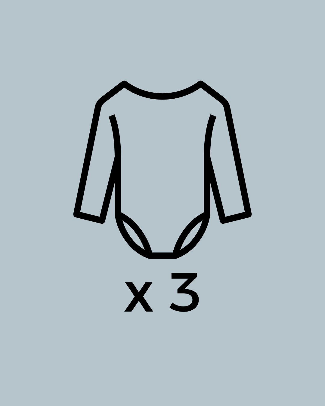 Box 3 body manica lunga bambino