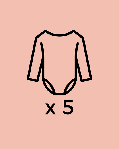 Box 5 body manica lunga bambina