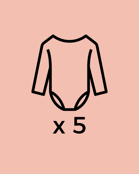 Box 5 body manica lunga bambina