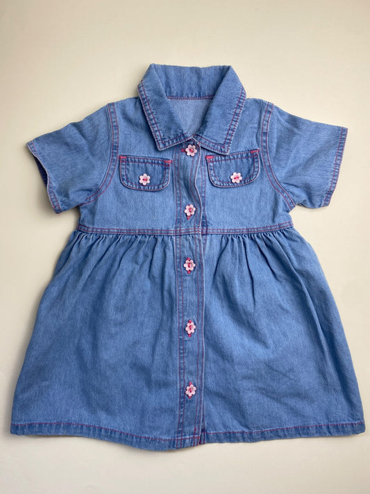Vestito in jeans per bambina