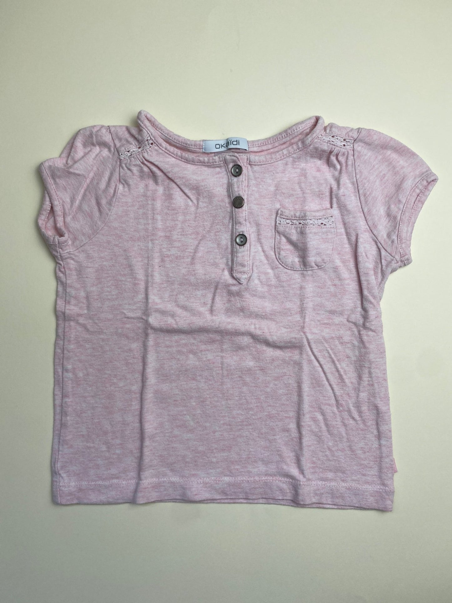 Maglietta rosa per bambini