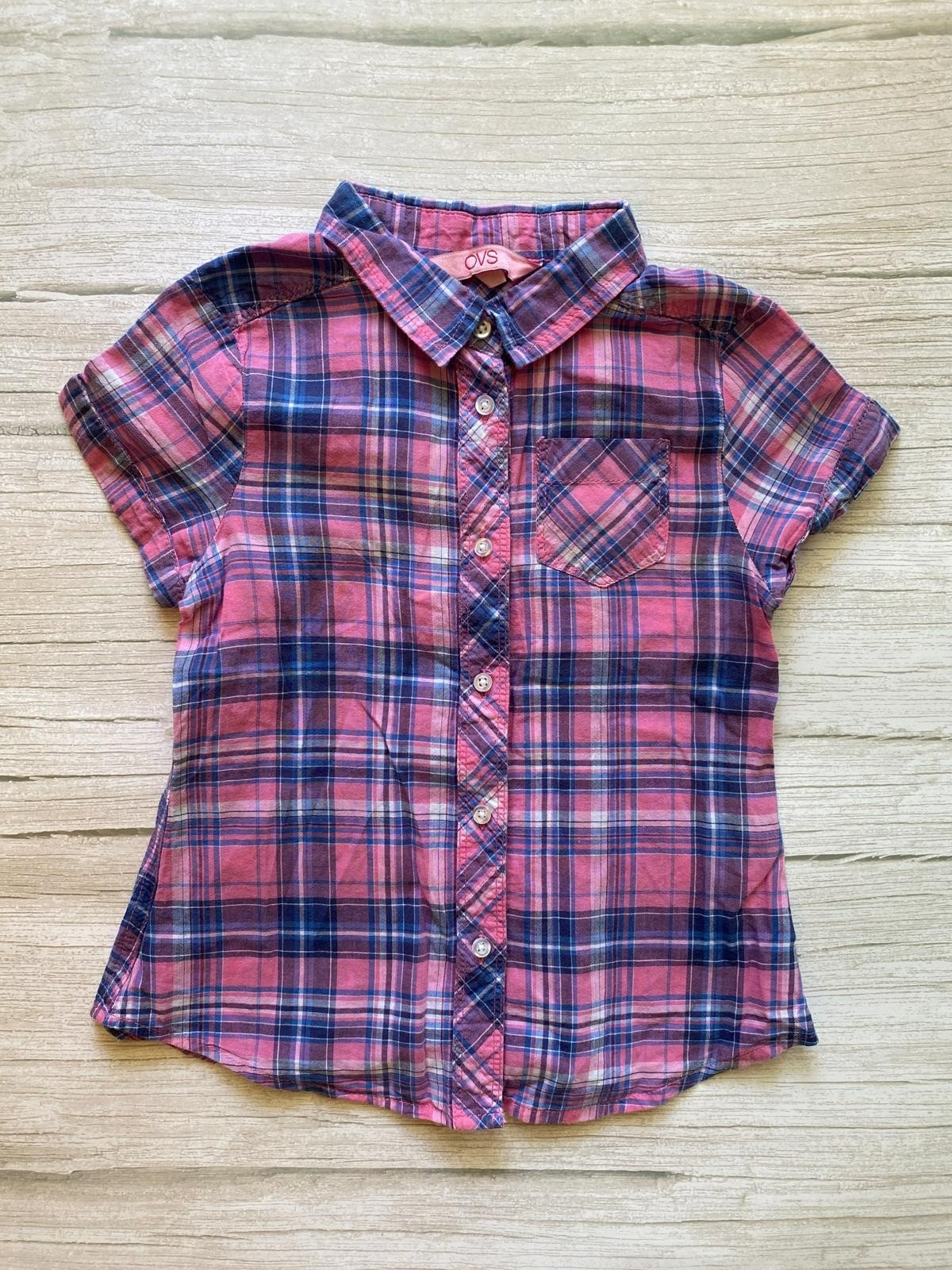 Camicia a quadri maniche corte 