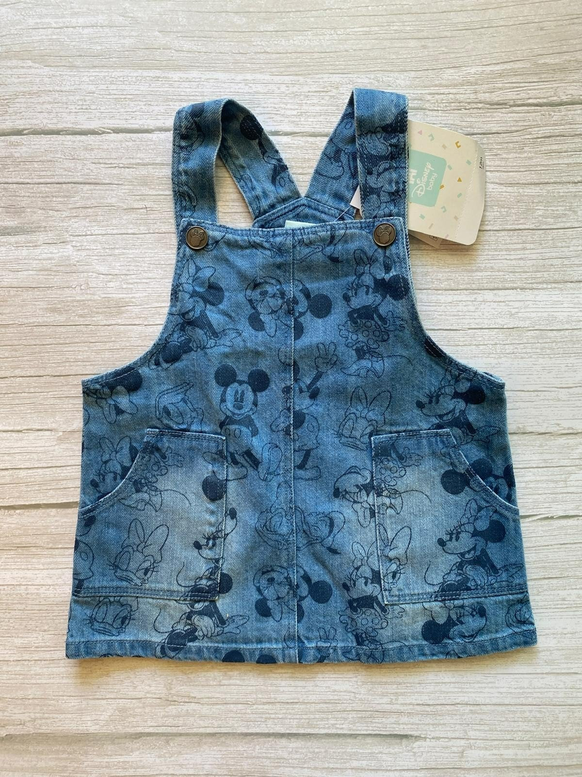 Salopette vestito in denim 