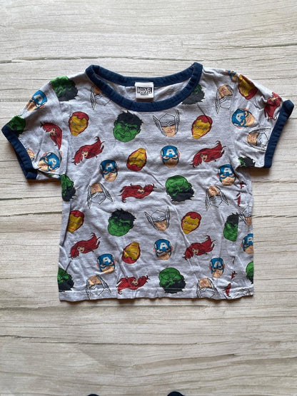 Maglietta Marvel Avengers Maniche Corte