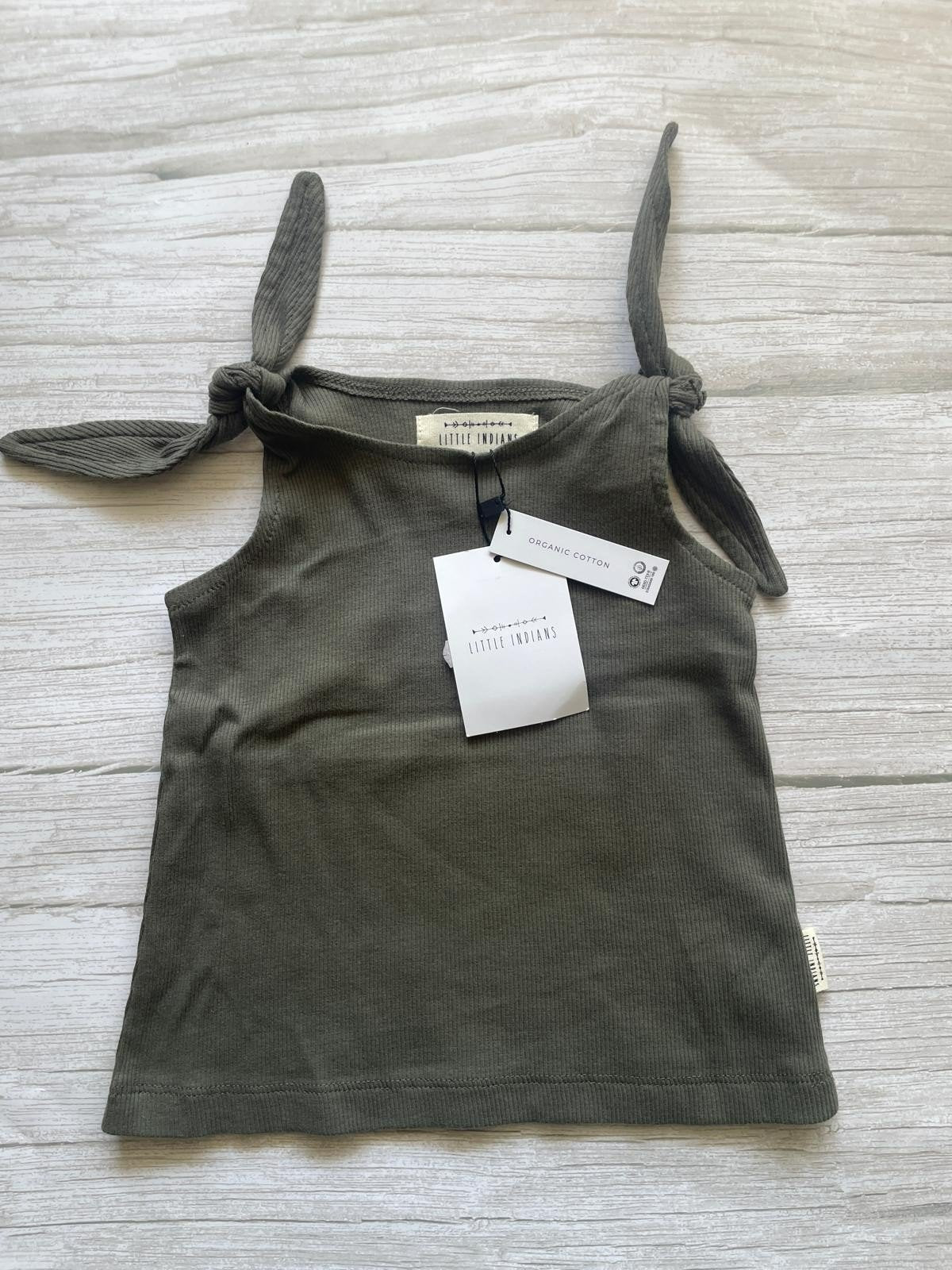 Top con spalline annodate per bambini