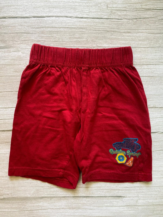 Pantaloncini Rossi con Ricamo Cars