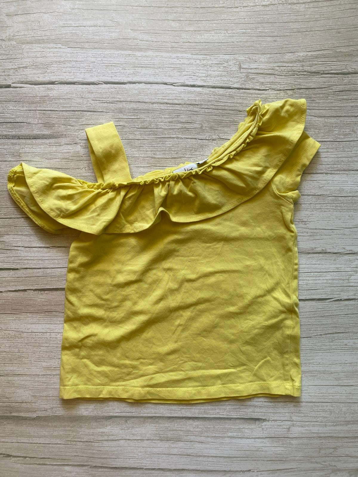 Top Giallo monospalla