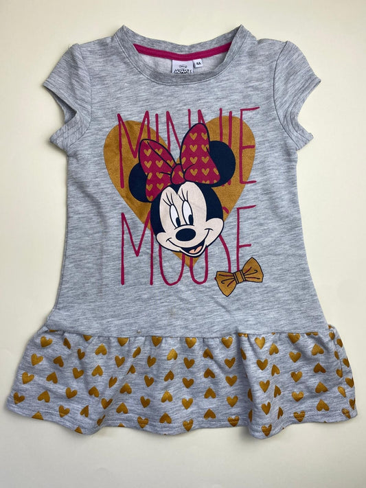 Vestito Bambina Minnie Mouse Maniche Corte