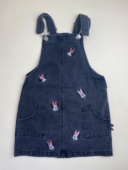 Salopette vestito in denim Minnie Mouse